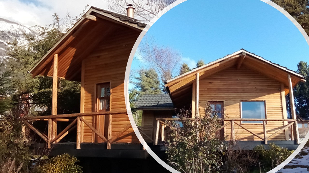 Arriendo Casa de Madera Amueblada, en entorno verde